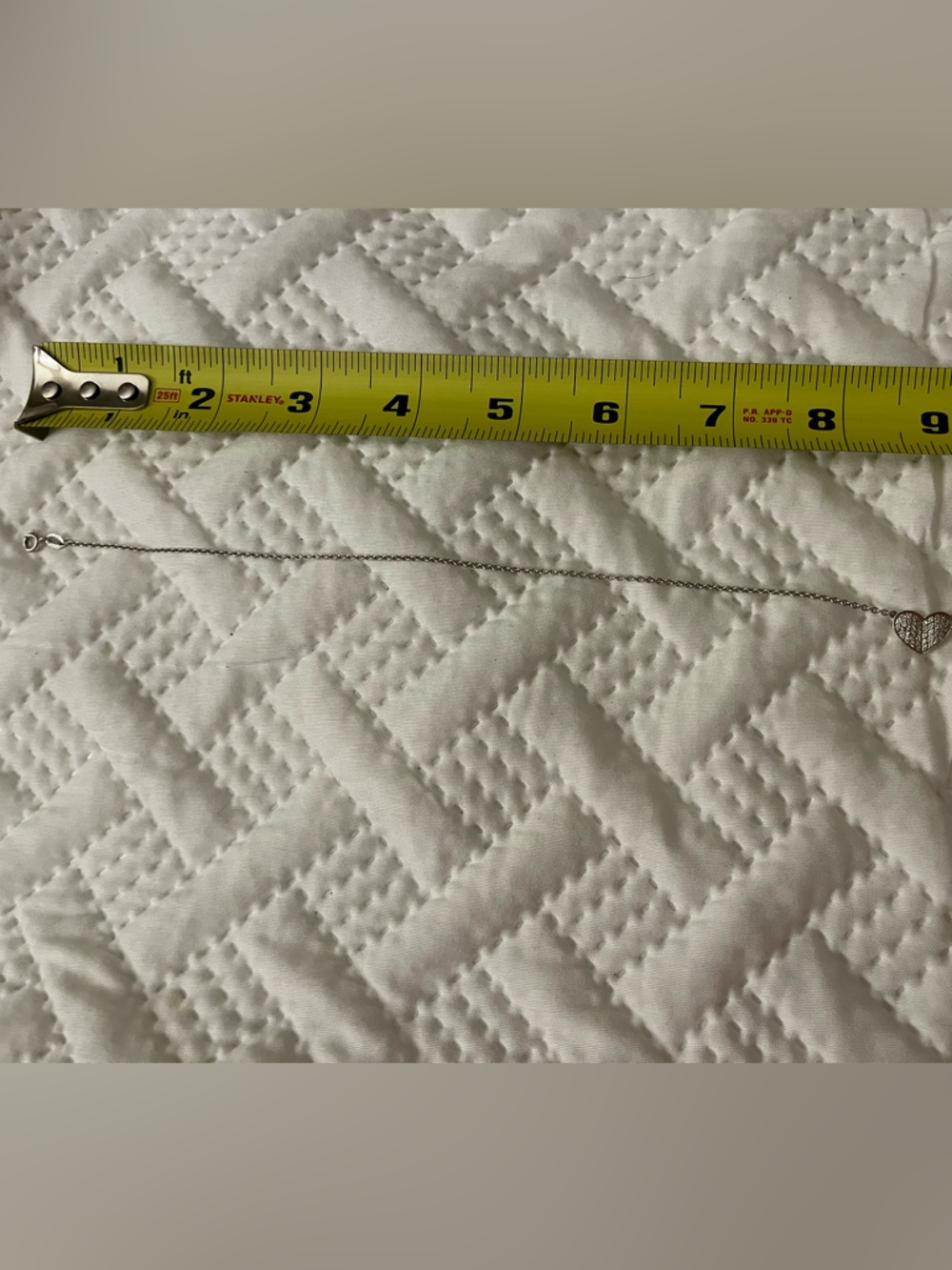 Diamond Pavé Heart - Picture 10 of 11